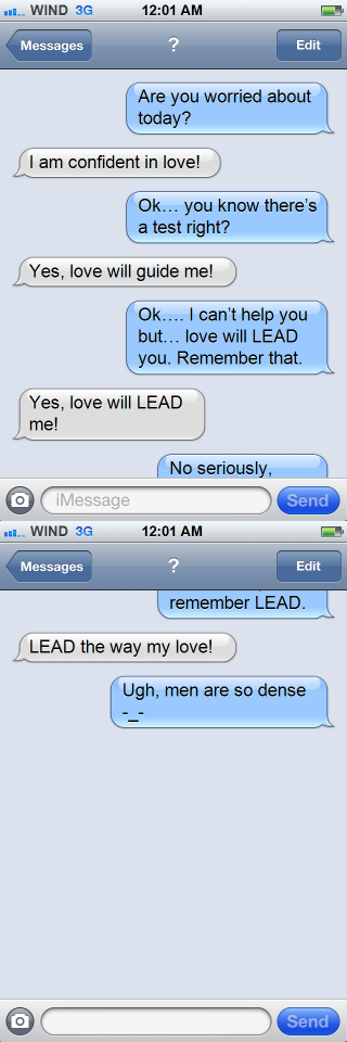 Shakespeare Lovers Texting